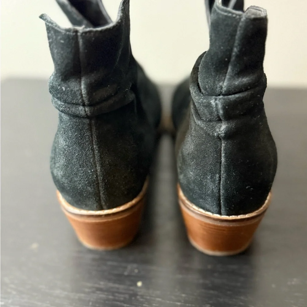 Cole Haan Black‎ Suede Ankle Booties